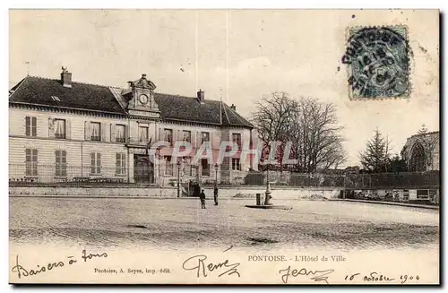 Pontoise Cartes postales Hotel de ville