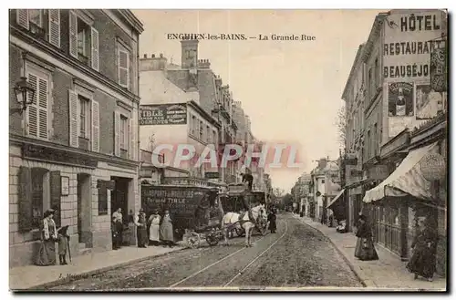 Enghien les Bains Cartes postales La grande rue TOP