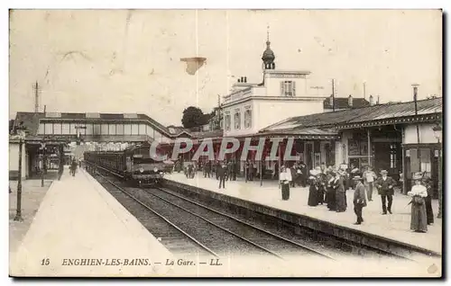 Enghien les Bains Cartes postales La gare TOP