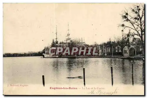 Enghien les Bains Cartes postales le lac et le casino