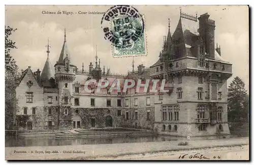 Cartes postales Chaetau de Vigny Cour interieure