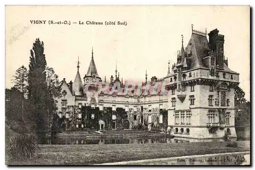 Vigny Cartes postales Le chateau (cote sud)