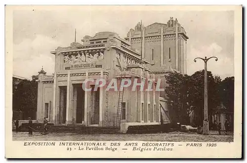 Cartes postales Exposition internationale des Arts decoratifs 1925 Pavillon belge