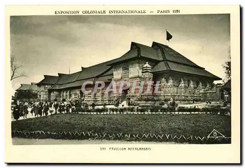 EXposition coloniale internationale Paris 1931 Pavillon neerlandais