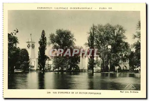 EXposition coloniale internationale Paris 1931 Vue d&#39ensemble de la section portugaise