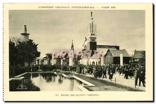 EXposition coloniale internationale Paris 1931 Avenue des colonies francaises