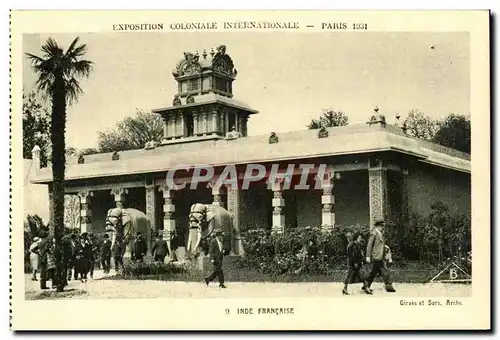 EXposition coloniale internationale Paris 1931 Inde Francaise (India elephant)