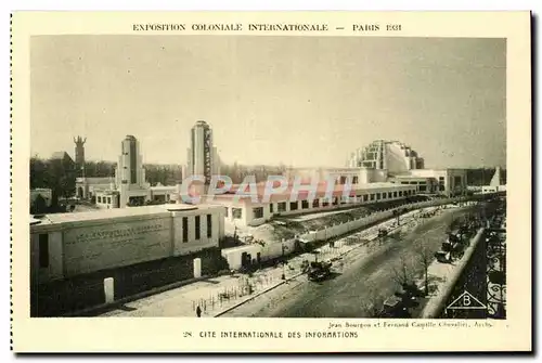 EXposition coloniale internationale Paris 1931 Cite internationale des informations