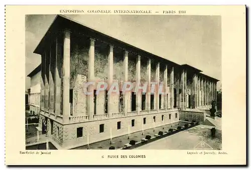 EXposition coloniale internationale Paris 1931 Musee des colonies