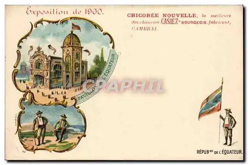 EXposition Universelle de 1900 Cartes postales Republique de l&#39Equateur Ecuador