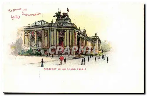 EXposition Universelle de 1900 Ansichtskarte AK Paris Perspective du grand palais