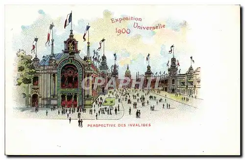 EXposition Universelle de 1900 Ansichtskarte AK Paris Perspective des Invalides