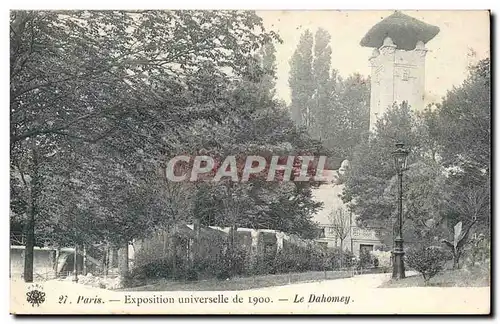 Cartes postales Paris Exposition universelle de 1900 Le DAhomey