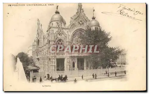 Ansichtskarte AK Paris Exposition de 1900 L&#39italie Italia