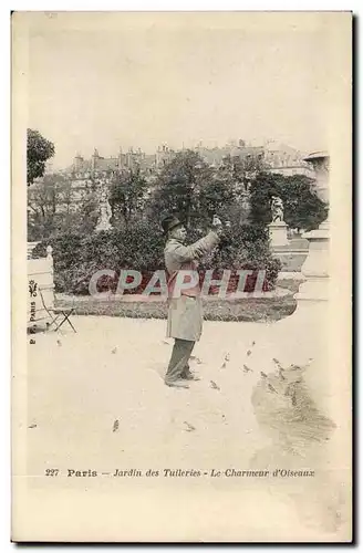 Paris Cartes postales Les Tuileries Le charmeur d&#39oiseaux (Louvre)