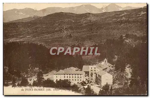 Font Romeu Cartes postales Vue generale de l&#39ermitage