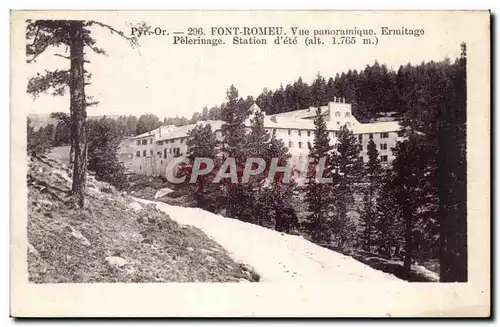 Font Romeu Ansichtskarte AK Vue panoramique Ermitage pelerinage Station d&#39ete