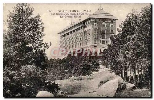 Font Romeu Cartes postales Le grand hotel