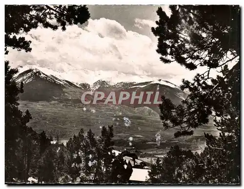 Font Romeu Ansichtskarte AK La chaine des Pyrenees