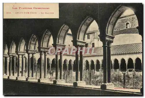 Cartes postales Arles sur Tech Le cloitre