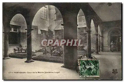 Perpignan Cartes postales Cour de la mairie (ancienne loge)