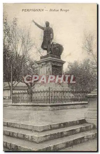 Perpignan Cartes postales Statue Arago