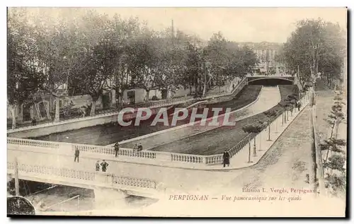 Perpignan Ansichtskarte AK Vue panoramique sur les quais