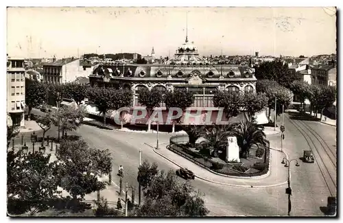 Perpignan - Place de la catalogue et Magasins Aux Dames de France - Cartes postales