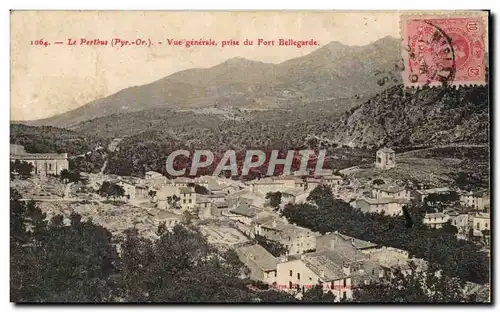 Le Perthus - Vue Generale prise de Fort Bellegarde - Cartes postales