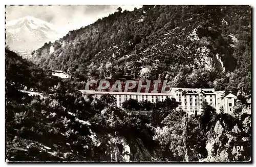 La Preste les Bains - Alt 1130 Le Grand Hotel et le Castabonne enneige - Ansichtskarte AK