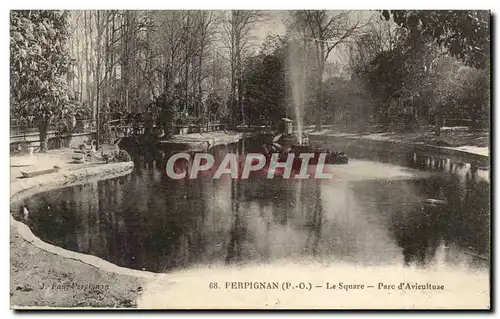 Perpignan - Le Square - Parc d&#39Aviculture - Ansichtskarte AK