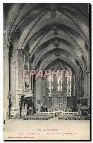 Perpignan - Interieur de la Cathedrale Cartes postales