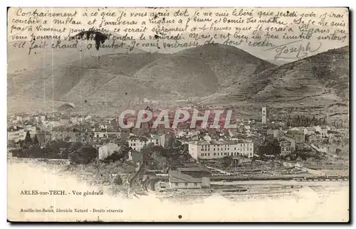 Arles sur Tech - Vue Generale - Cartes postales