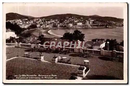 Banyuls sur Mer - la Cote Vermeille - Vu Prise de la Terrasse du Miramur - Ansichtskarte AK