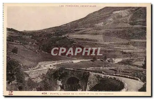 Cartes postales Porte Defile de la route et col de Puymaurens