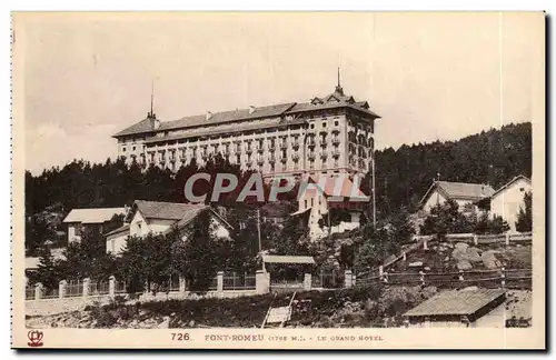 Cartes postales Font Romeu Le grand hotel