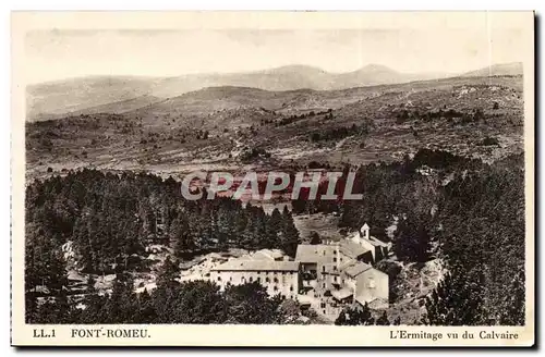 Font Romeu Cartes postales l&#39ermitage vu du calvaire