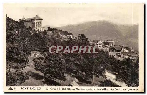 Font Romeu Cartes postales Le grand hotel (Henri Martin)