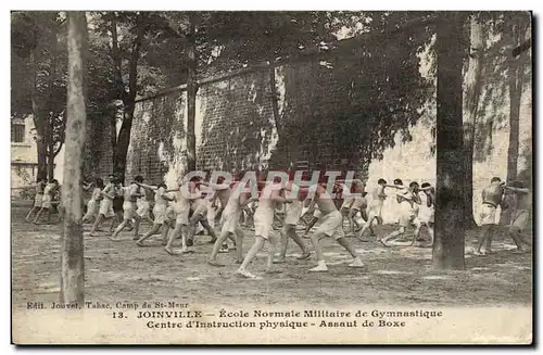 Cartes postales Ecole normale de gymnastique et d&#39escrime de Joinville le pont Redoute de la Faisanderie Exer
