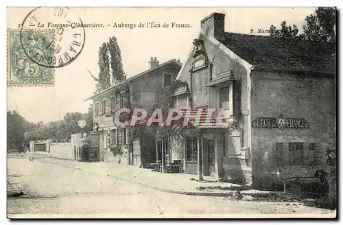 La Varenne Chennevieres Ansichtskarte AK Auberge de l&#39Ecu de France