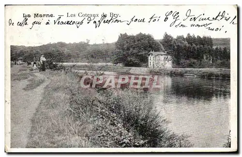 La Marne Cartes postales Les coteaux de Bry
