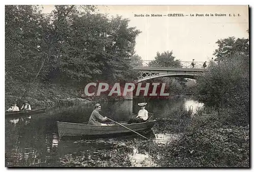 Bords de Marne Ansichtskarte AK Creteil Le pont de la Guiere