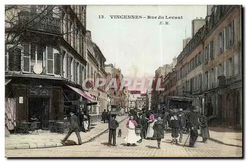 Vincennes Cartes postales Rue du Levant TOP