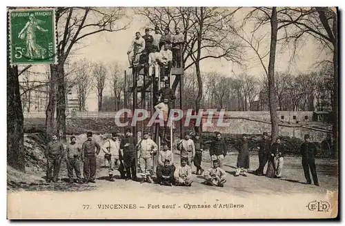 Vincennes Cartes postales Fort neuf Gymnase d&#39artillerie TOP