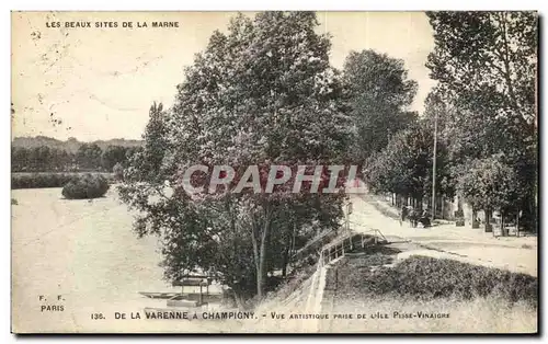 De la Varenne a Champigny Ansichtskarte AK Ile Pisse Vinaigre