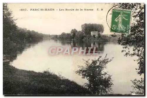 Parc Saint MAur Ansichtskarte AK Les bords de la Marne