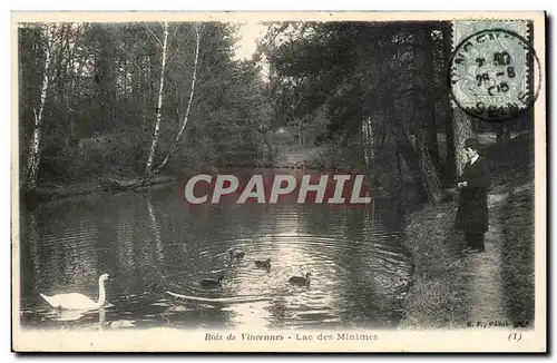 Bois de Vincennes Cartes postales Lac des Minimes