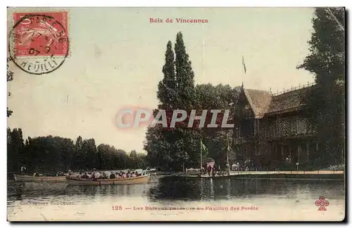 Bois de Vincennes Cartes postales Les bateaux passeurs au pavillon des forets
