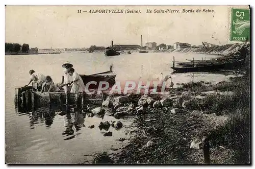 Alfortville Ansichtskarte AK ILe Saint Pierre Bords de Seine