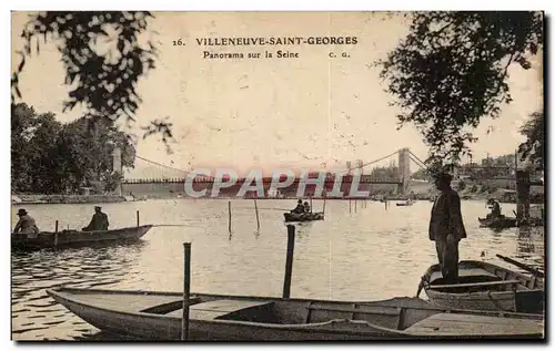 Villeneuve Saint Georges Cartes postales Panorama sur la SEine